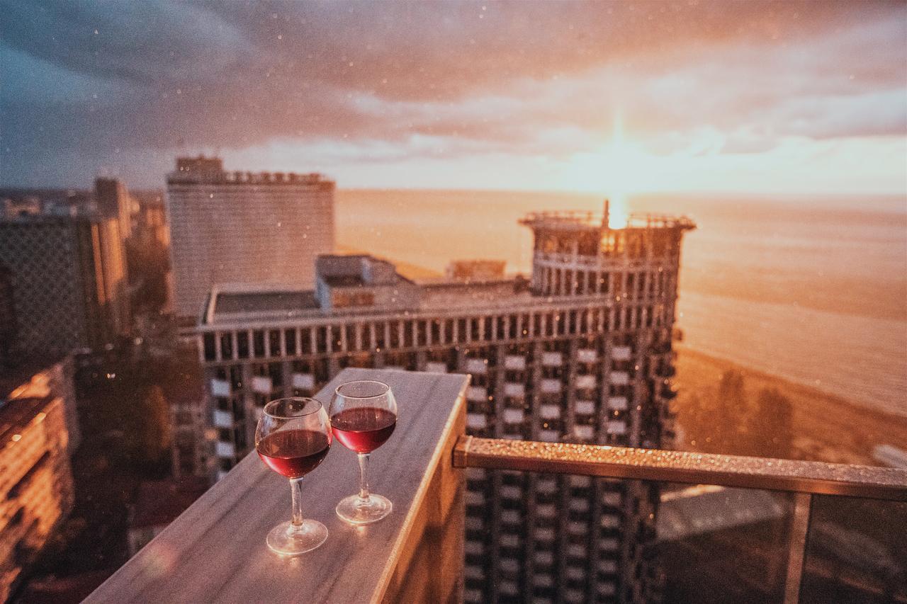 Tina'S Apartments With Panoramic Sea View Batumi Ngoại thất bức ảnh